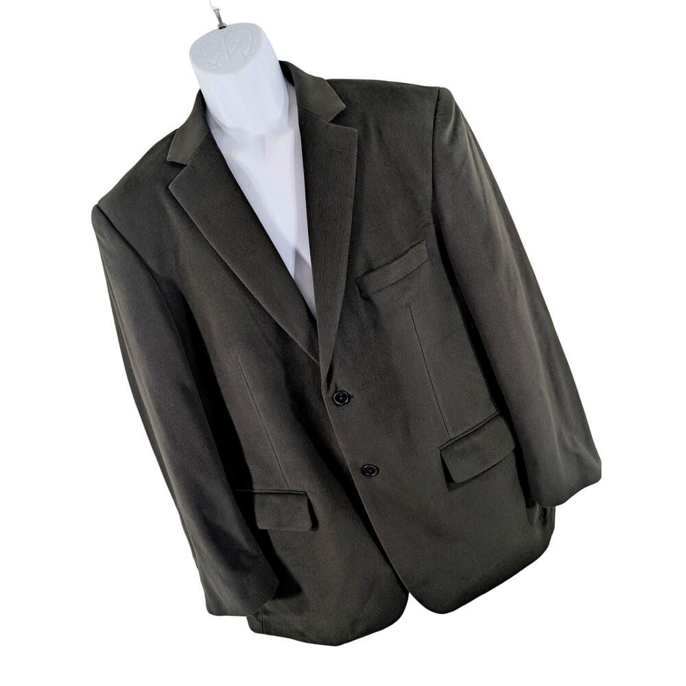 NWOT! PRONTO UOMO! ESPRESSO BROWN FINE, VELVETY CORDUROY 2 BUTTON JACKET! 46S
